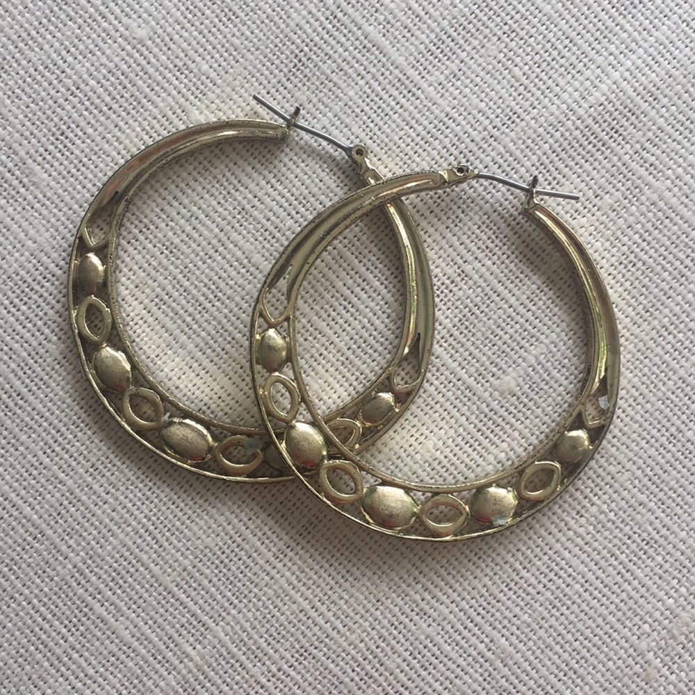 Gold Hoop Earrings
